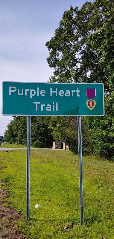 Purple Heart Trail Dedicated Legiontown Usa