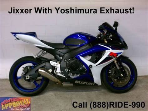 This bike has been put through the national powersports. 2007 Suzuki GSXR 600 sport bike - Red, white and Black ...