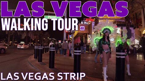 Las Vegas Strip Walking Tour 12921 700 Pm Youtube