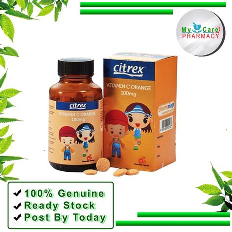 Best for helping to meet the minimum vitamin requirement. CITREX Vitamin C 100 Mg Exp 06/2022 | Shopee Malaysia