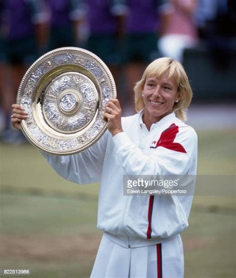 Martina Navratilova Trophy Photos And Premium High Res Pictures Getty Images