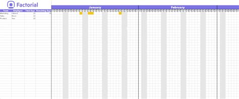 Monthly Time Off Schedule Calendar Template Calendar Template 2022