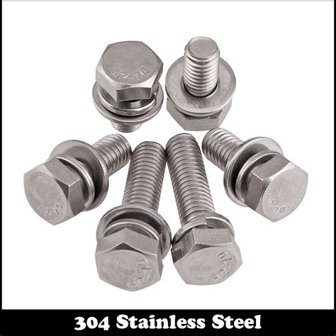 M4 M4*10/12/16/20/25 M4x10/12/16/20/25 304 Stainless Steel External Hex ...