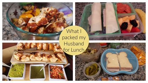 What I Packed My Husband For Lunch Easy Lunch Ideas Youtube