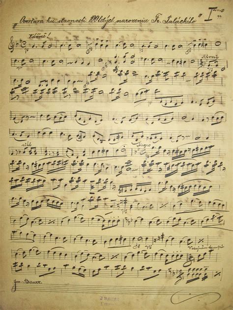 Stunning Antique Handwritten Sheet Music From 1903 By Mlouispink