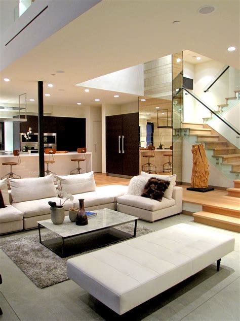 Open Concept Living Area Living Room Design Modern Contemporary