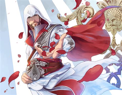 Ezio Auditore Da Firenze Assassin S Creed And More Drawn By Hinoe