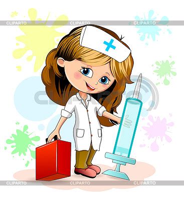 3d renderizado de personaje de dibujos animados con corazón humano. Enfermera | Fotos Stock y Clipart vectorial EPS | CLIPARTO
