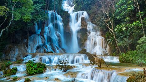 Kuang Si Waterfalls Luang Prabang Laos Tonamcha