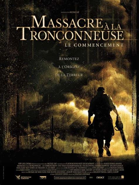 Affiche Du Film Massacre La Tron Onneuse Le Commencement Photo Sur Allocin