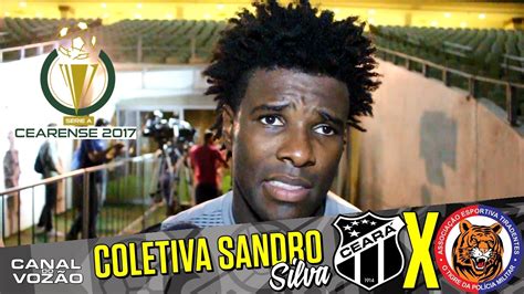 Cearense 17 Coletiva Sandro Silva Pós jogo Ceará SC 1 X 0 A E