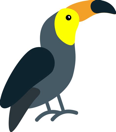 Flying Toucan Clipart