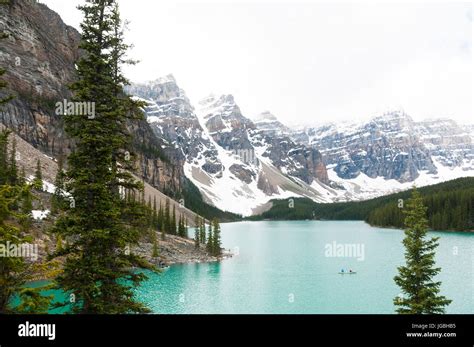 Moraine Lake Alberta Canada Stock Photo Alamy