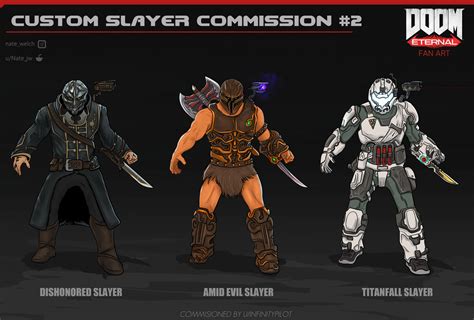 My Buddy Unatejw Just Finished These Amazing Slayer Skins For Me