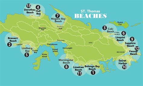 Map Of Beaches Turks And Caicos