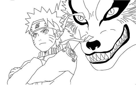 ️nine Tailed Fox Naruto Coloring Pages Free Download