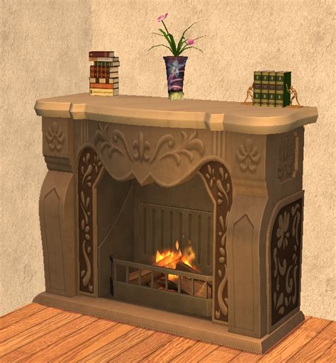 Sims 4 Custom Fireplace