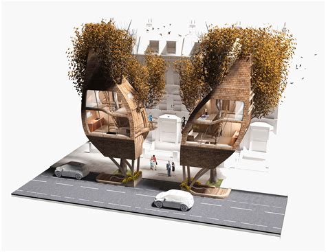 Matthew Chamberlain Proposes Street Tree Pods To Alleviate Londons