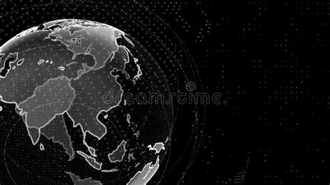 Digital Globe Sphere Abstract Geometric Plexus Loop Animation