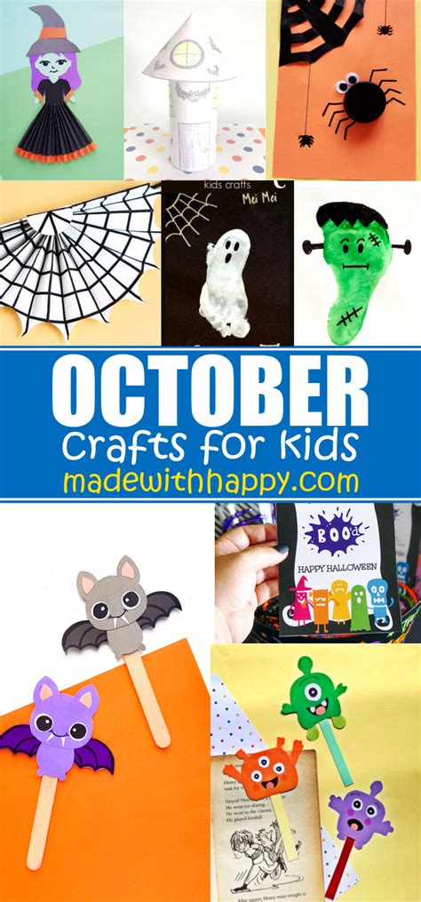 October Crafts For Kids Halloween Kids Crafts Pumpkin Craftss Fall