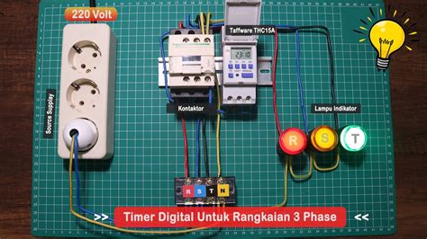 Tutorial Setting Timer Digital Untuk Rangkaian 3 Phase Simple Project