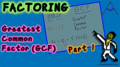 Factoring Polynomials 1 Gcf Part 1 Of 3 Youtube