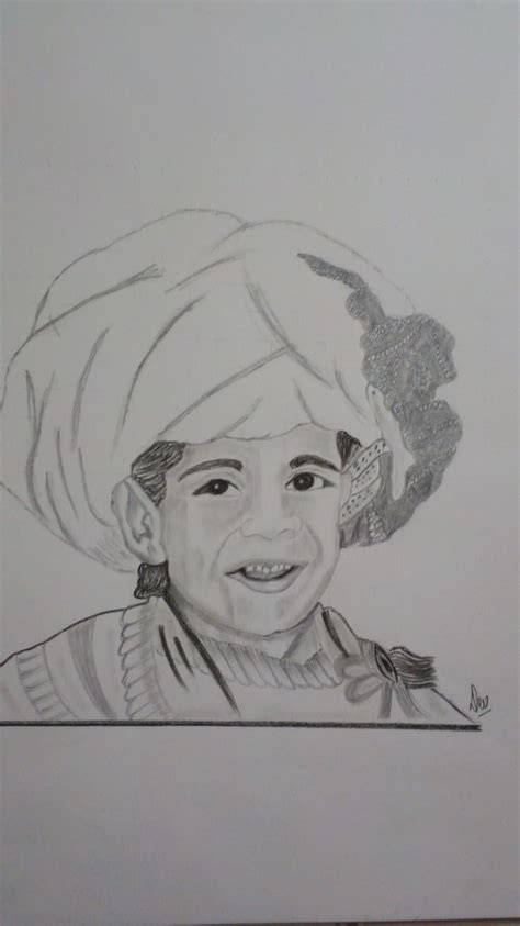 Cute Boy Pencil Sketch Desi Painters