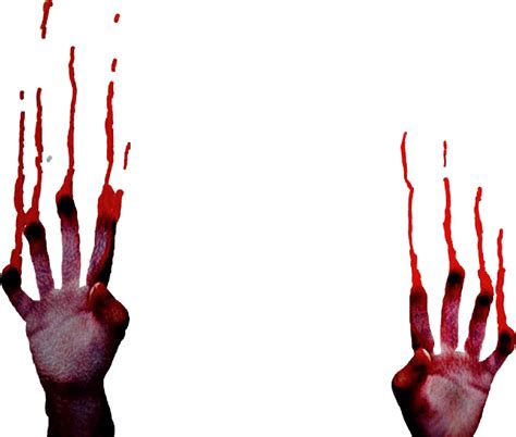 Download Hands Blood Splatter Bloody Drip Halloween Memezasf Dripping