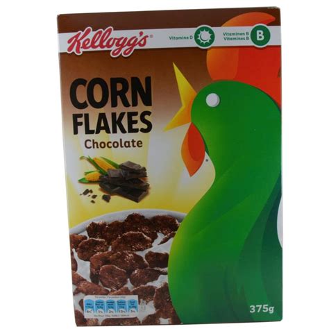 Kelloggs Corn Flakes Chocolate 375g Approved Food