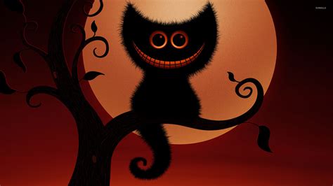 Spooky Cheshire Cat Wallpaper Digital Art Wallpapers 24407