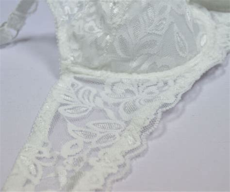 Sexy Lingerie Plus Size Embroidery Brassiere Full Lace Seethrough Bras