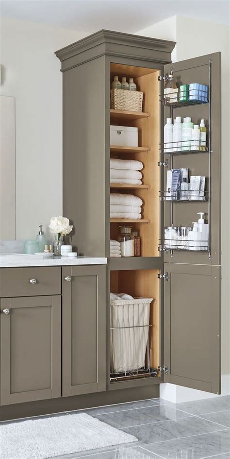 Sleek, modern lines and a surprising amount of storage make this floating vanity an ideal choice in this small bathroom designed by candice loren. Our Top Storage and Organization Ideas—Just in Time for ...