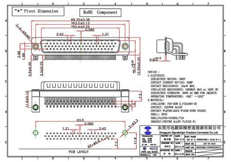 62 Pin High Density D Sub Male Connector D Sub Connector Suppliers