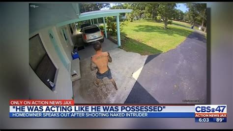 Action News Jax Homeowner Shoots Naked Intruder Youtube