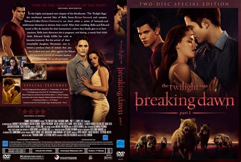 The Twilight Saga Breaking Dawn Part 1 Movie Dvd Custom Covers The Twilight Saga