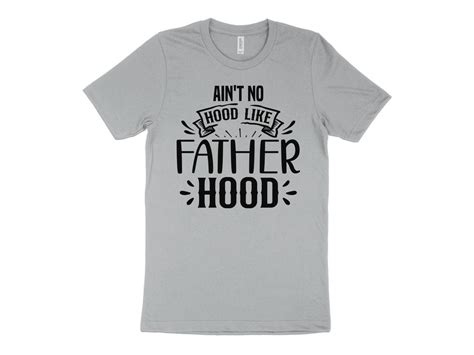 Aint No Hood Like Father Hood Great T For Dad Etsy