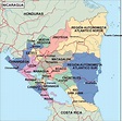 Mapa de Nicaragua con Nombres, Departamentos y Municipios 【Para ...