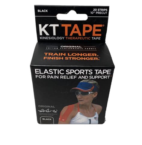 Kt Tape Cotton 10 Precut Kinesiology Therapeutic Elastic Sports Roll