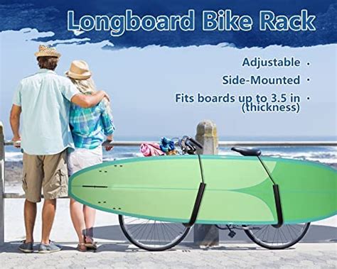 Solidgnik Surfboard Bike Rack Adjustable Surfboard Rack For Bike