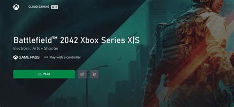 For Xbox One Usersxcloud Battlefield 2042 Next Gen Version Is Now