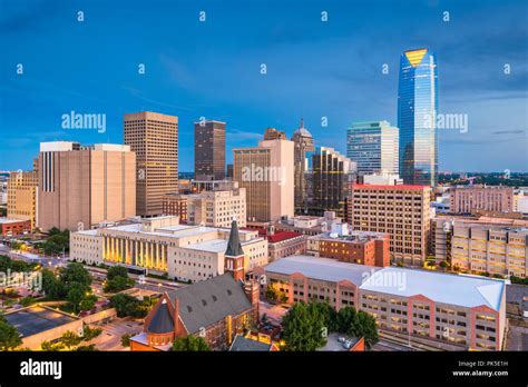 Downtown Oklahoma City Night High Resolution Stock Photography And