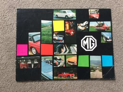 Mg Brochure Mgb Mgb Gt Midget Mark Iii Mk Ll Pub In