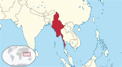 Burma Location On Map Burma No Ethnic Cleansing Against Muslims In