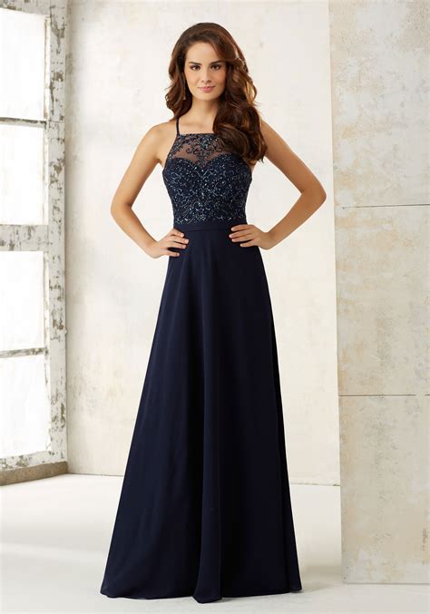 Chiffon A Line Bridesmaids Dress Style 21506 Morilee