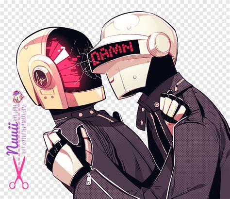 Daft Punk Dibujo Anime Chibi Humano Después De Todo Daft Punk Manga