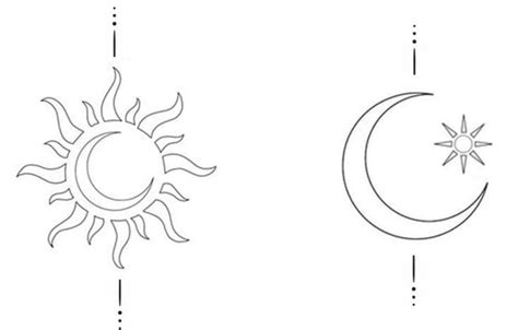 The Sun And Moon Are Drawn In Two Different Ways