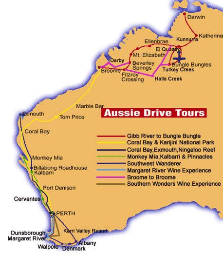 √ Western Australia National Parks Map