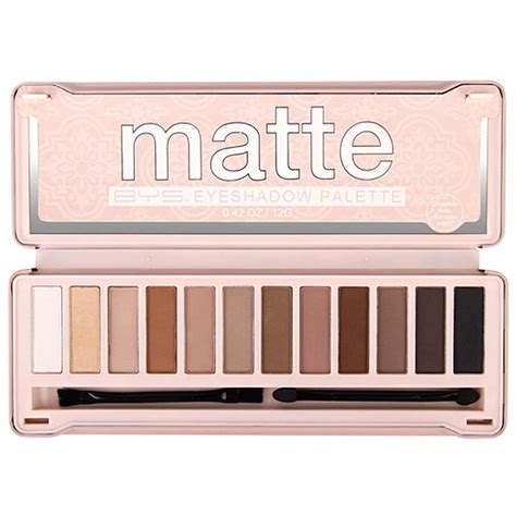 Palette Fards Nude Mat Finish Sur Bys Maquillage