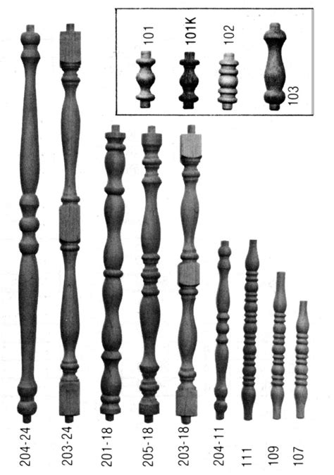 Turned Spindles