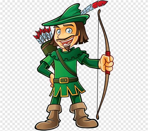 Baixar Ilustração de Robin Hood ilustração pegue um caçador de arco